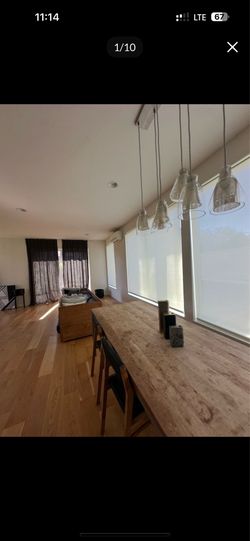Ethnicraft Solid Wood Dining Table Set – Modern Japandi Style