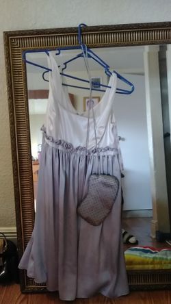 Davids bridal size 8 Pettitte knee legth