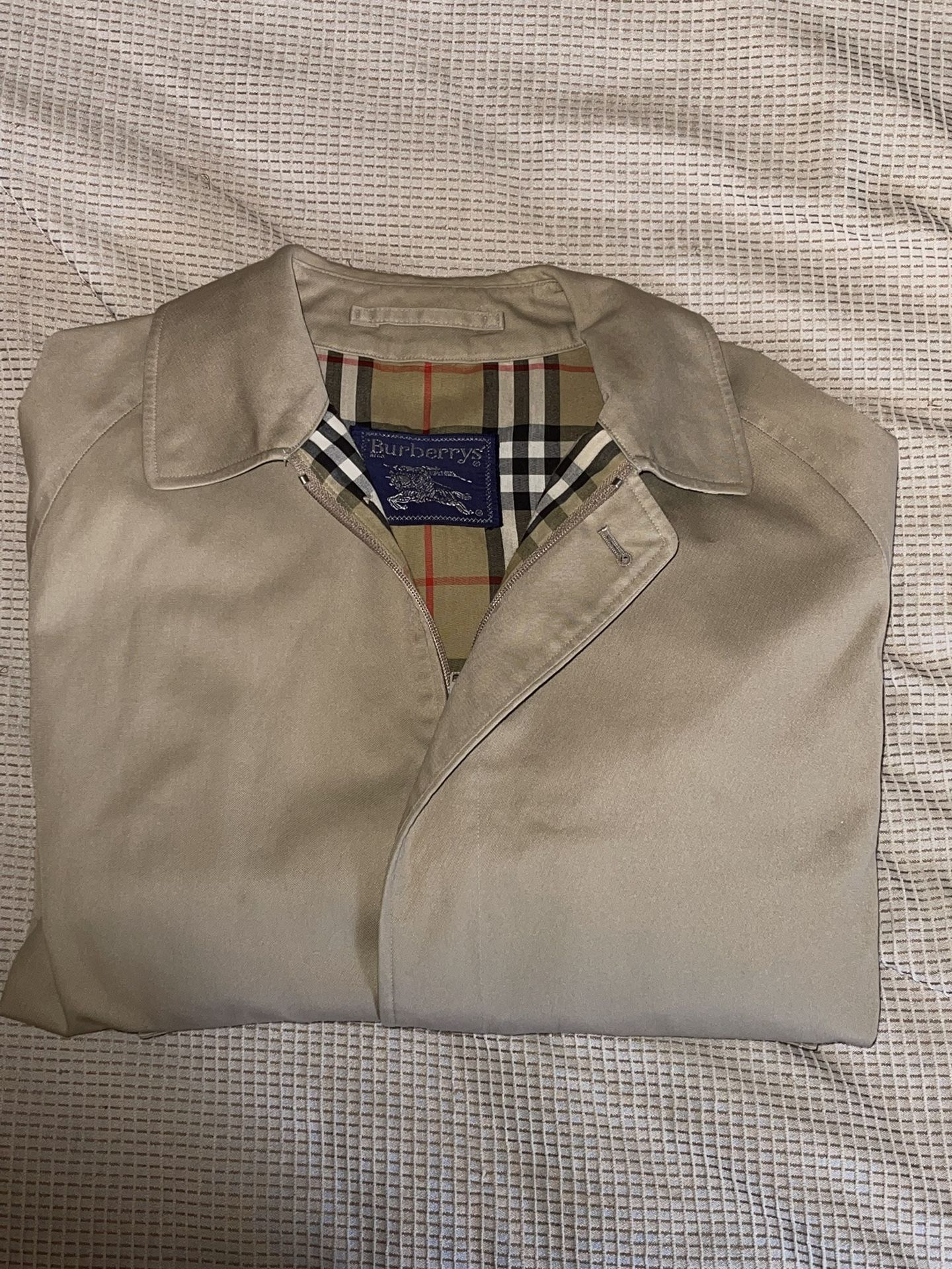 Burberry’s Vintage Zip Up Jacket 