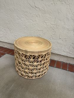Rattan Side Table