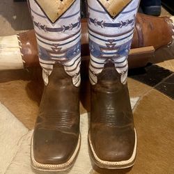 Roper Square Toe Boots- Like New!