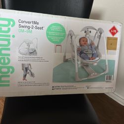 Brand New ConvertMe Swing 2 Seat . Convert From Swing To Vibrating Seat 