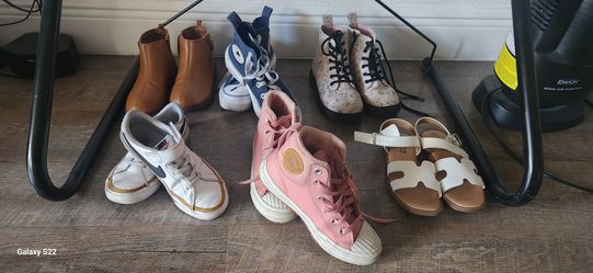 Girls Converse, Nike, & Target shoes size 1