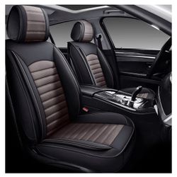 Car Seat Covers with Waterproof Faux Leather 