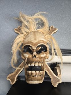 Tiki Skull Decor
