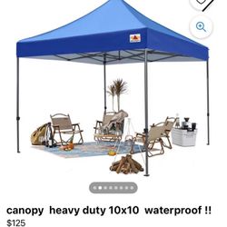 canopy heavy duty 10x10 waterproof!!