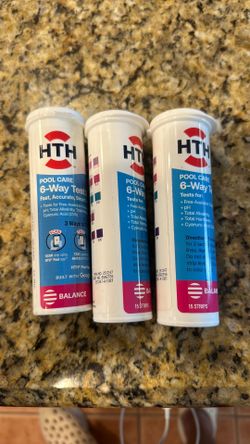 HTH 3 pack Test Strips