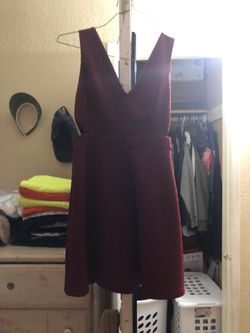Forever 21 burgundy dress