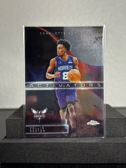 Collin Sexton Topps Chrome Activators Charlotte Hornets Card