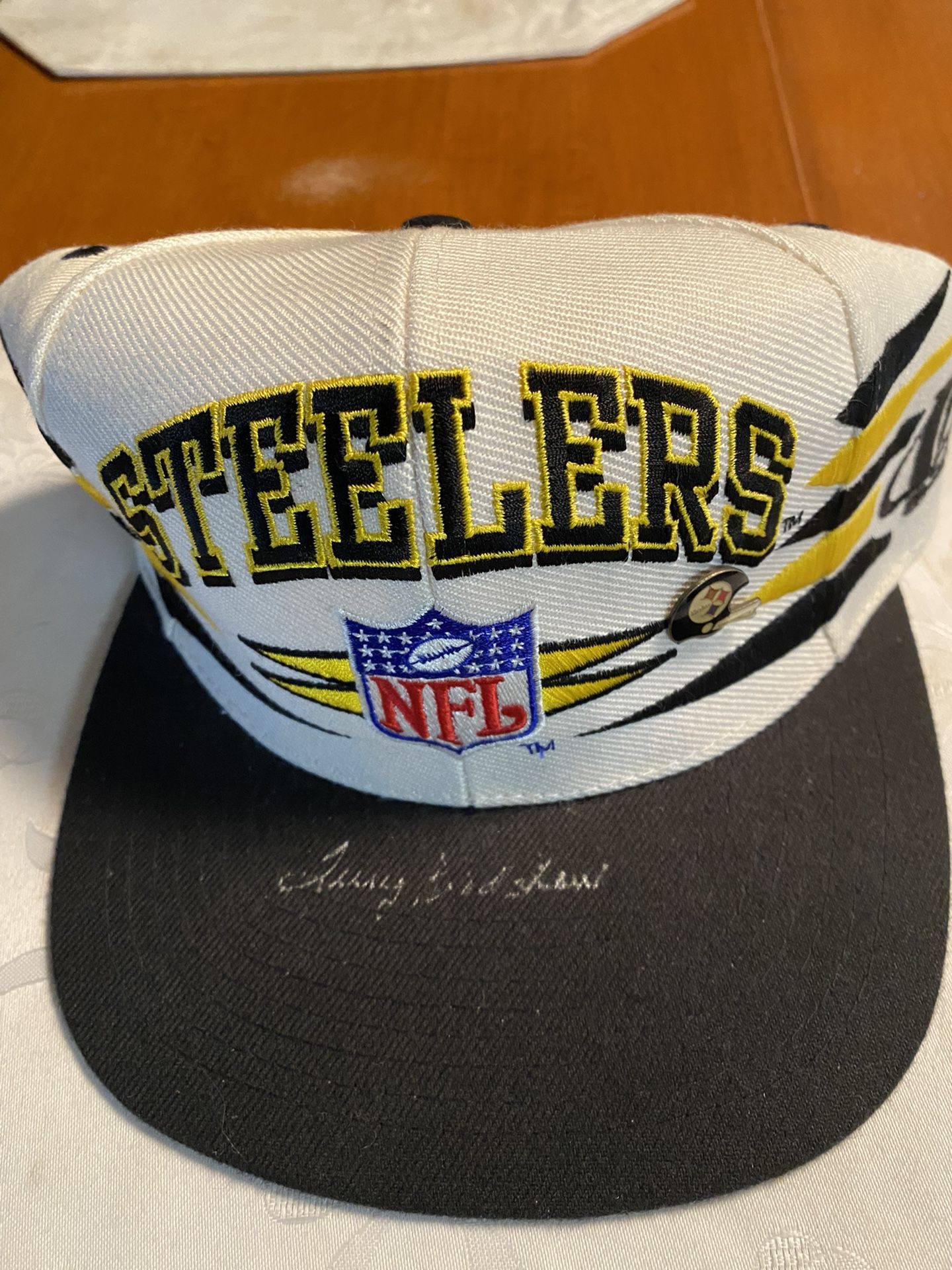 Autographed Pittsburgh Steelers Baseball Cap Signed By Terry Bradshaw