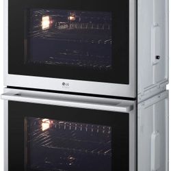 LG - STUDIO 30" Smart Built-In Electric Convection Combination Wall Oven with Microwave Stainless