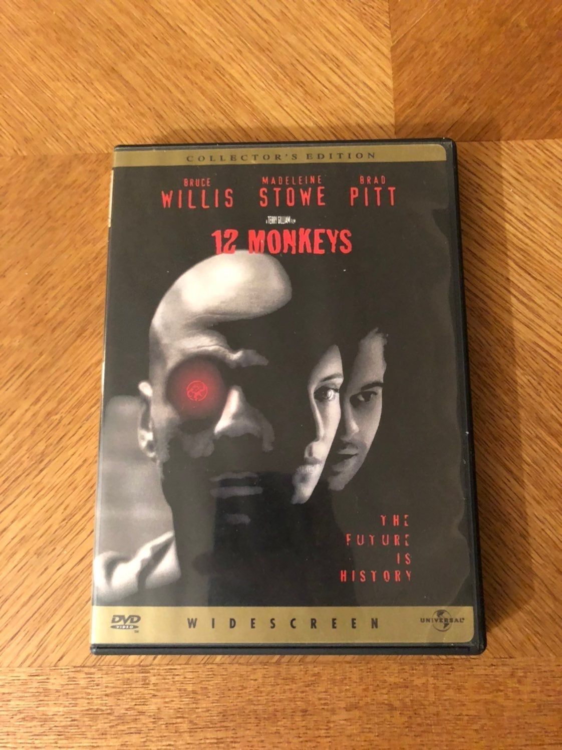 12 MONKEYS DVD Bruce Willis Brad Pitt Terry Gilliam sci-fi movie film