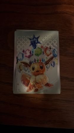 10x Prismatic Eevee Evolution Pokémon Card Sleeves