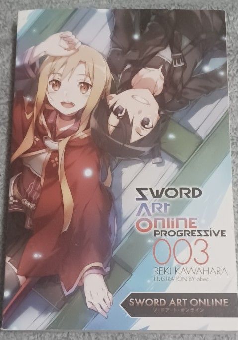 Sword Art Online Anime Book Comic New Paperback Progressive 003 Kawahara