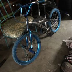 Blue Bmx Huffy Bike 