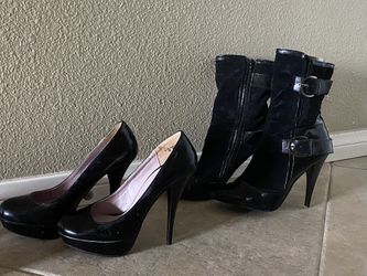 Box Of Shoes High Heels Size 7.5