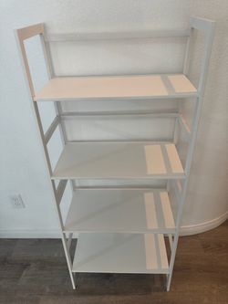 White 4-Tier book case/ shelf