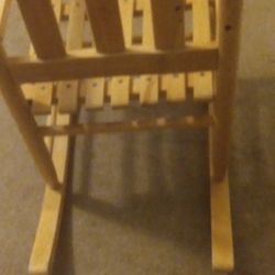 Crackle Barrel Child Rocking Chair