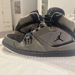 Jordan 1 Flight Light Graphite Black Stealth White