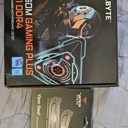 Gigabyte B760M Gaming Plus WiFi 6 DDR4 Mobo / Patriot Viper Steel DDR4 32GB RAM 3200mhz CL16