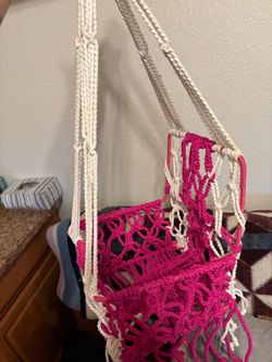 Macrame Hanging Hammock Chair