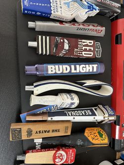 Various Beer Tap Handles