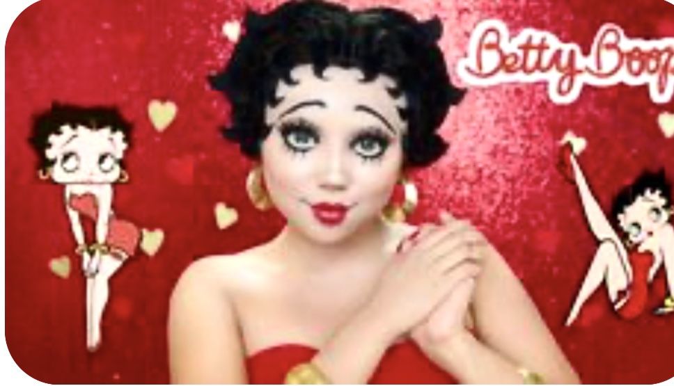 WIG -Betty Boop / Gatsby Flapper Short Curly Halloween Wig