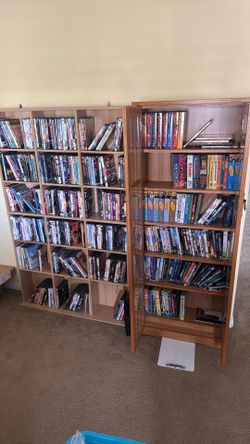 DVD collection with the cabinets