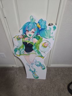 Piapi UFO cardboard cutout