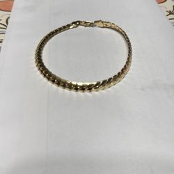 Cadena Del Pie Gold Fill Enchape De Oro