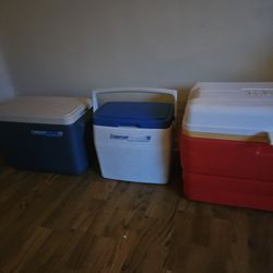 Igloo and Coleman Coolers