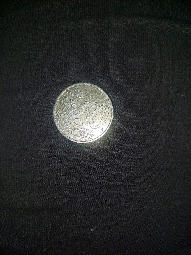 2002 50 Cent Euro Coin