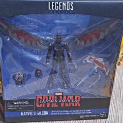 MARVEL LEGENDS FALCON CAPTAIN AMERICA CIVIL WAR 