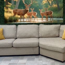 Ashley Furniture Beige Sectional couch 