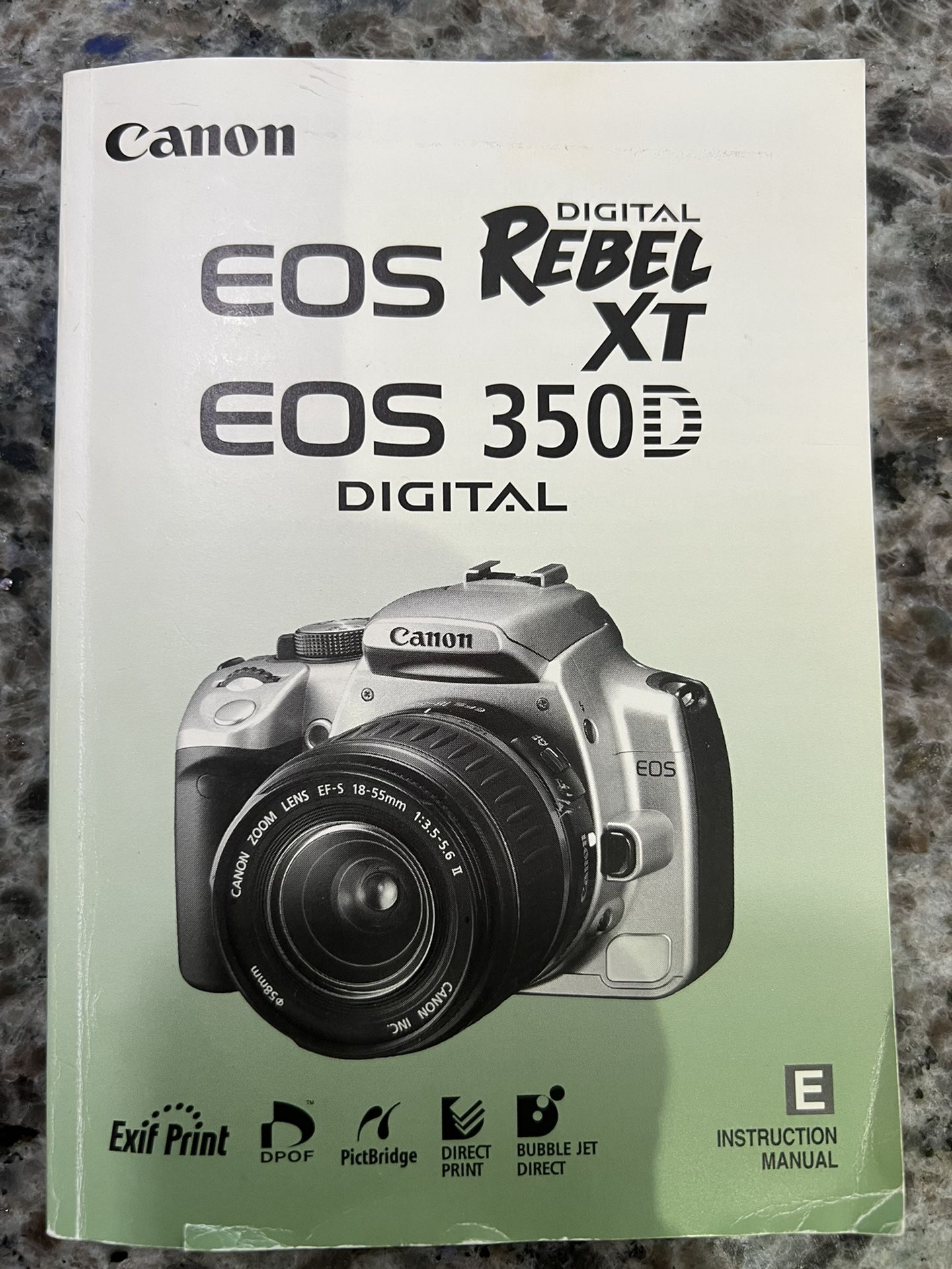 Canon EOS Rebel XT EOS 350D Camera 