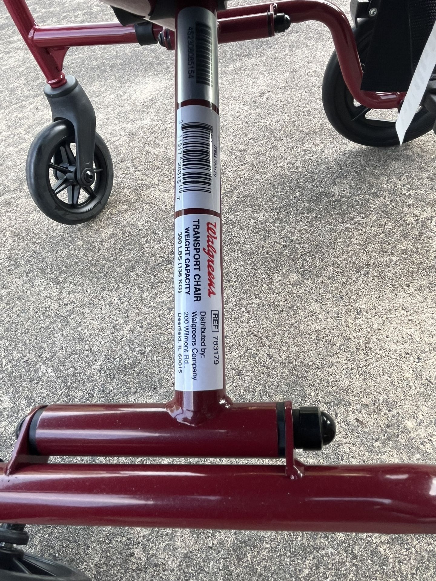 Walgreens Transport Wheelchair