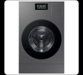 Bespoke 5.3-cu ft Ventless All-In-One Washer Dryer Combo with Steam Cycle ( Dark Steel )