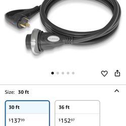 30 Amp 125 Volt Cordset For Recreational Vehicles 