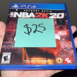 PlayStation 4 5 Video Game PS4 PS5 NBA 2K20 Basketball ESPN Anthony Davis