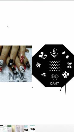 Mickey Nail Decals