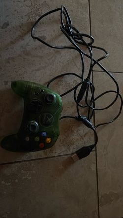 original Xbox translucent green S-Type controller