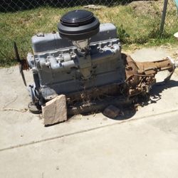 1952 Chevy 6 Cylinder Engine With Transmission 