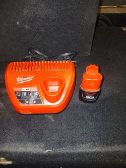 Milwaukee m12 charger +batt.