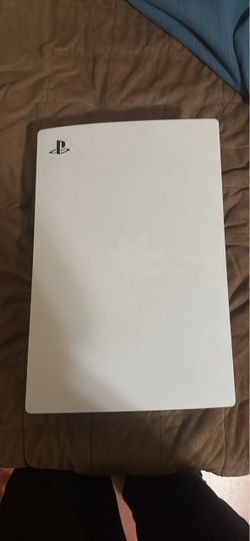 PS5 with pro controller and monitor