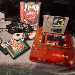 Retron.(Sega Genisis, NES, super Nintendo, ):Vintage Video Game Console 