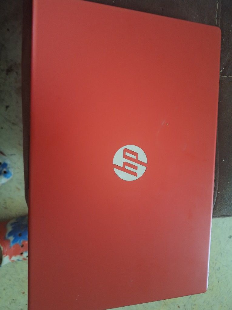 Red Hp Laptop