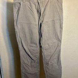 RELAXED STRAIGHT RUGGED FLEX™ DUCK DOUBLE-FRONT DUNGAREE