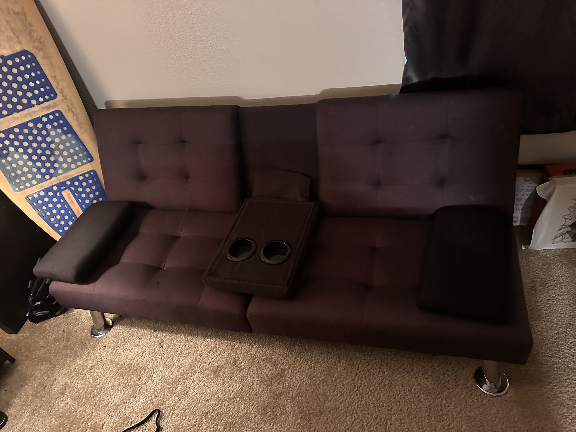 Dark Grey Futon 