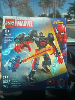 Marvel Miles Morales Mech vs. Spider-Man 2099 Lego set NEW!!
