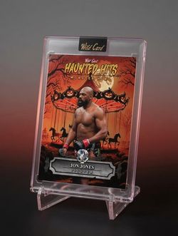 🥊 🔥 THE GOAT: JON JONES 2025 WILD CARD HAUNTED HITS MONSTER HUNT CHASE 🔥